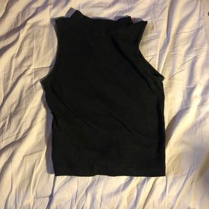 Black crop top